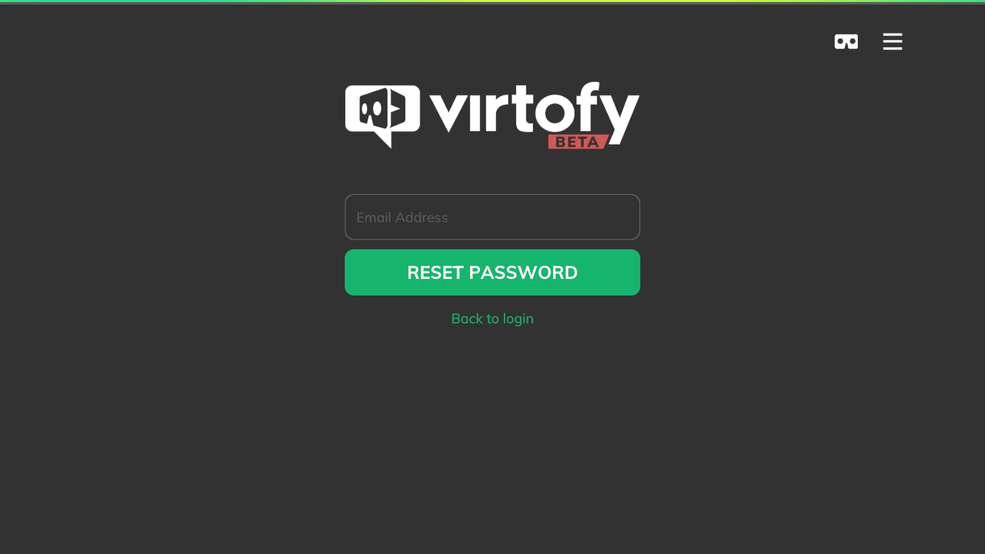 Reset password